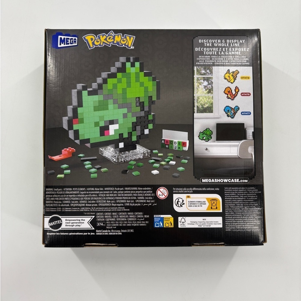 Mega Pokémon Bulbasaur Pixel Art Set - Picture 3 of 3